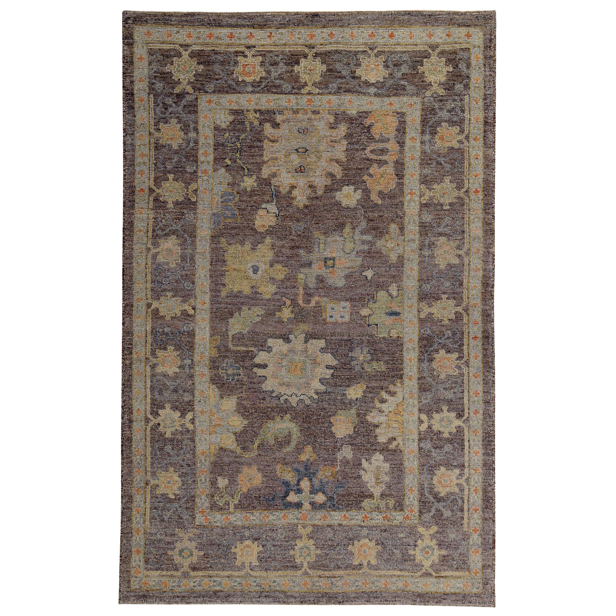 Tappeti Persian Rose Collection'S Circa 1990 - Lana Marrone Avorio Design - 89397