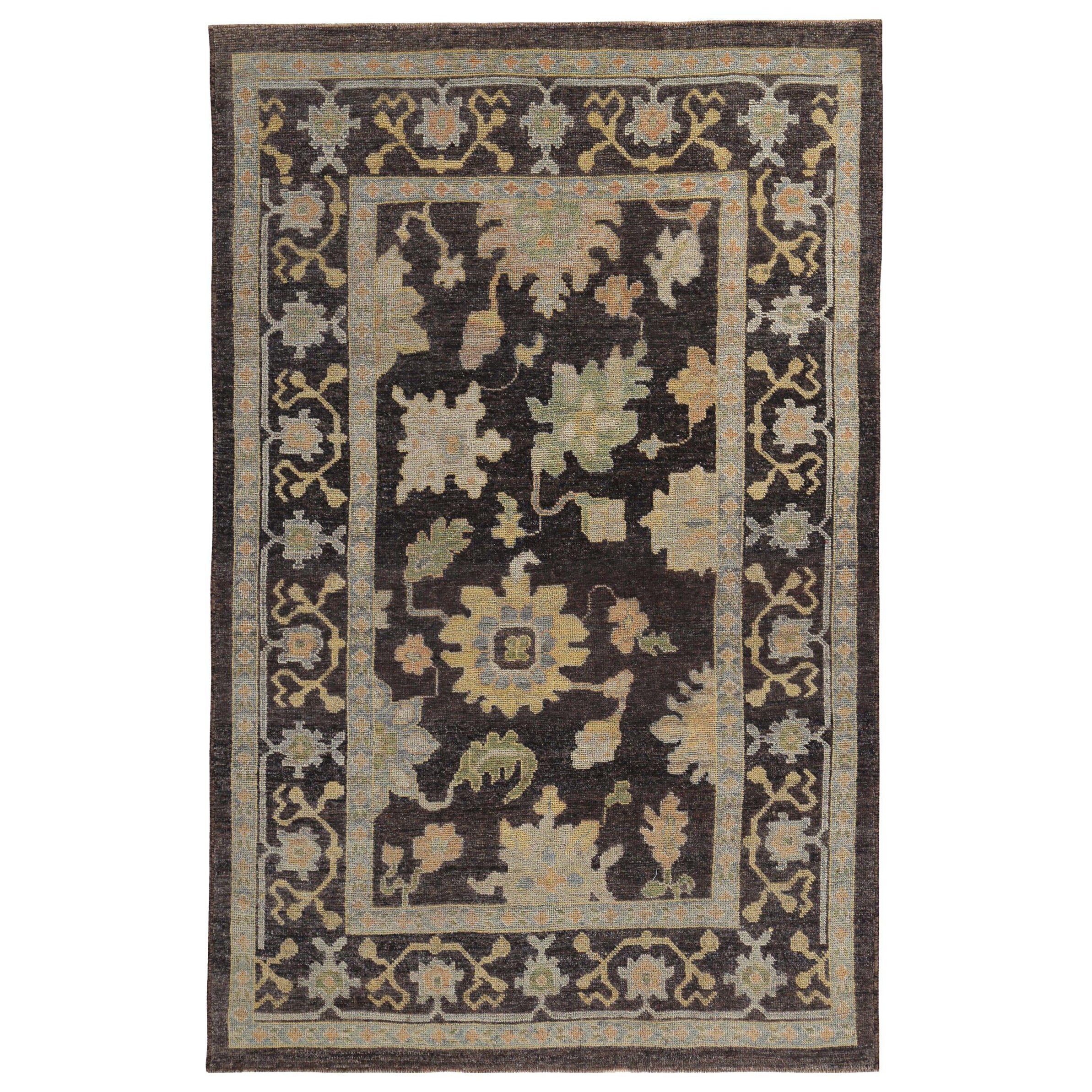 Tappeti Persian Rose Collection'S Circa 1990 - Lana Marrone Avorio Giallo - 89481