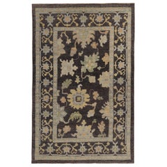 Tappeti Persian Rose Collection'S Circa 1990 - Lana Marrone Avorio Giallo - 89481