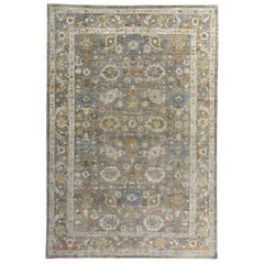 Persische Sultanabad Teppiche Circa 1990 - Wolle Braun Elfenbein Design - 89483