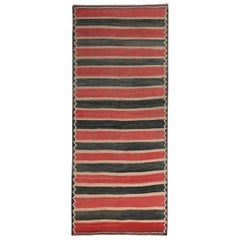 Rug & Kilim Persan Circa 1910 - Laine Brown Ivory Red Design - 89506