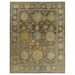 Tappeti Persian Rose Collection'S Circa 1990 - Lana Marrone Verde Giallo - 89548
