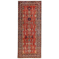 Persischer Malayer-Läufer aus Wolle - Elfenbeinrot-Design - 89630