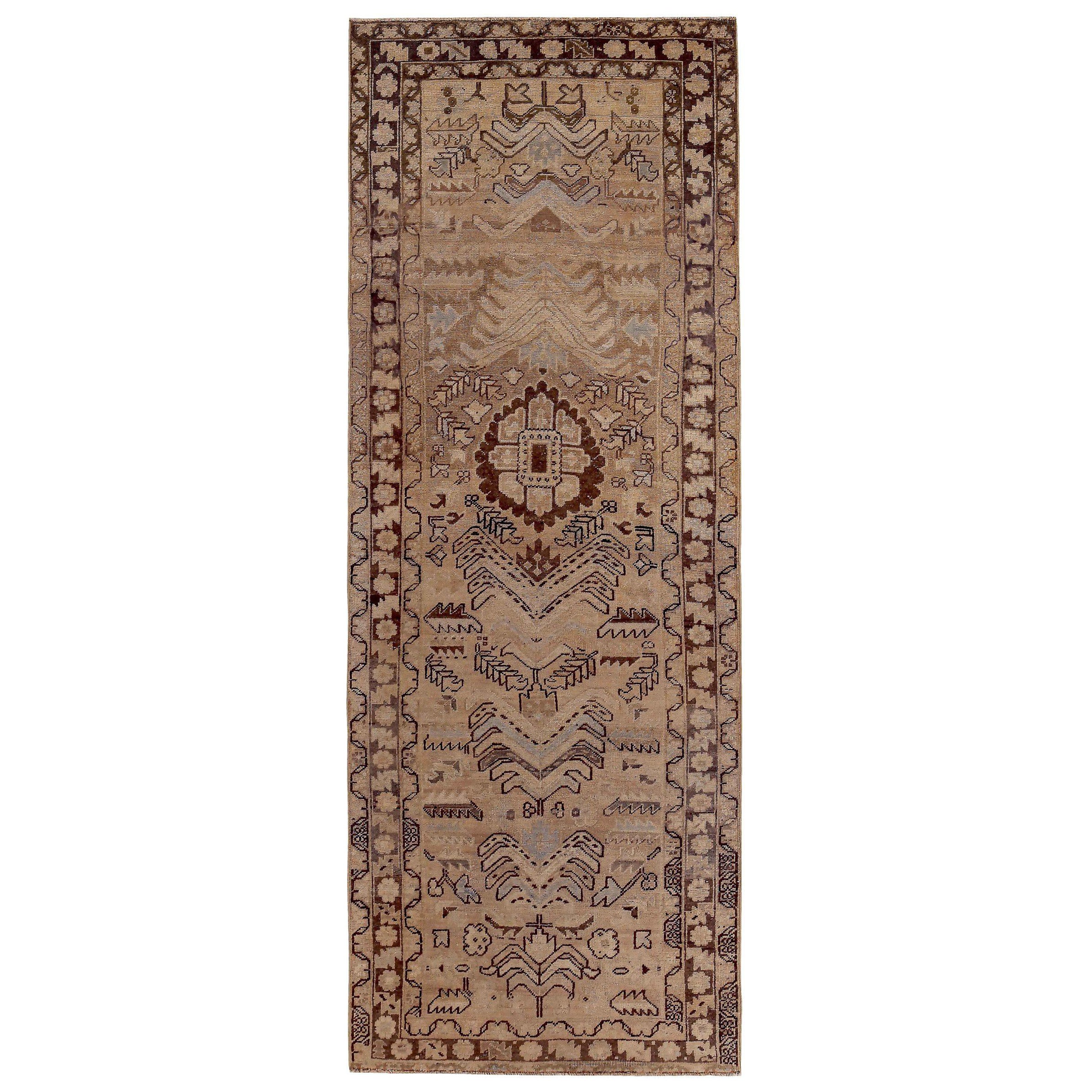 Persischer Aserbaidschan Small Rug - Wolle Brown Design - 89649