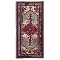 Alfombra Persa Sarab Circa 1910 - Lana Diseño Rojo Marfil - 89691