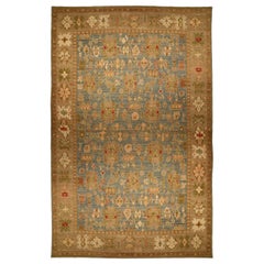 Persische Oushak Over Size Teppich CIRCA 1910 - Wolle Blau Braun Grün Design - 89710