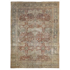 Alfombras Persas Sultanabad Rugs - Lana Azul Marfil Rojo Diseño - 89722
