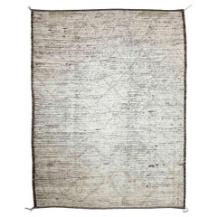 Marokkanische Teppiche aus Afghanistan, ca. 1990 – elfenbeinfarbenes Wolldesign – 89906