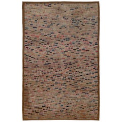 Afghanistan marokkanischen Bereich Teppiche CIRCA 1990 - Wolle Brown Elfenbein Rosa Design - 90395