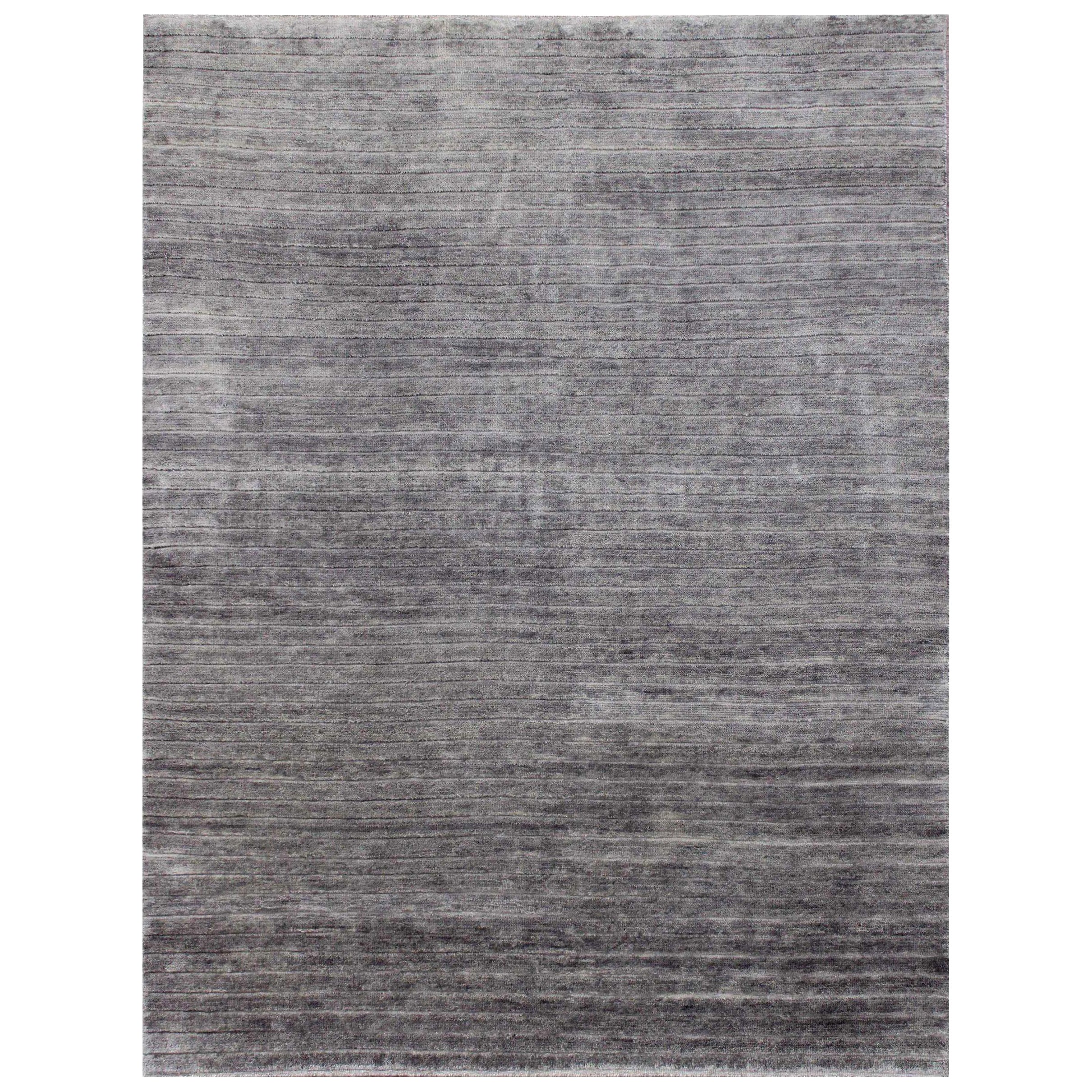 India Small Rug Circa 1990 - Wool Brown Design - 90591