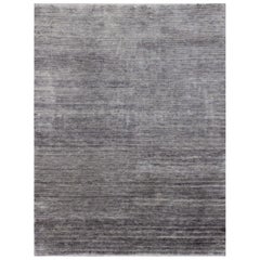 India Small Rug Circa 1990 - Wool Brown Design - 90591
