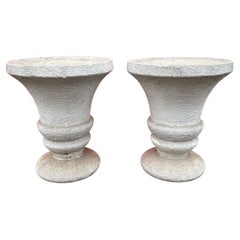 Grande coppia di vasi da giardino in stile Art Déco francese