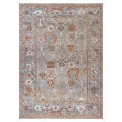 Tappeti Afghanistan Oushak Circa 1990 - Lana Avorio Rosso Taupe Design - 90738