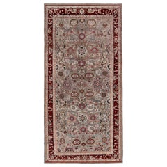 Tappeti persiani Malayer del 1910 - Lana grigio avorio rosso - 91148