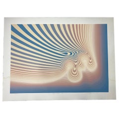 "Expanded Inversions" Serigrafía de Roy Ahlgren - Firmada, fechada y numerada
