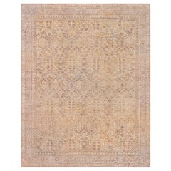 Antique Turkish Sivas Botanic Handwoven Wool Rug