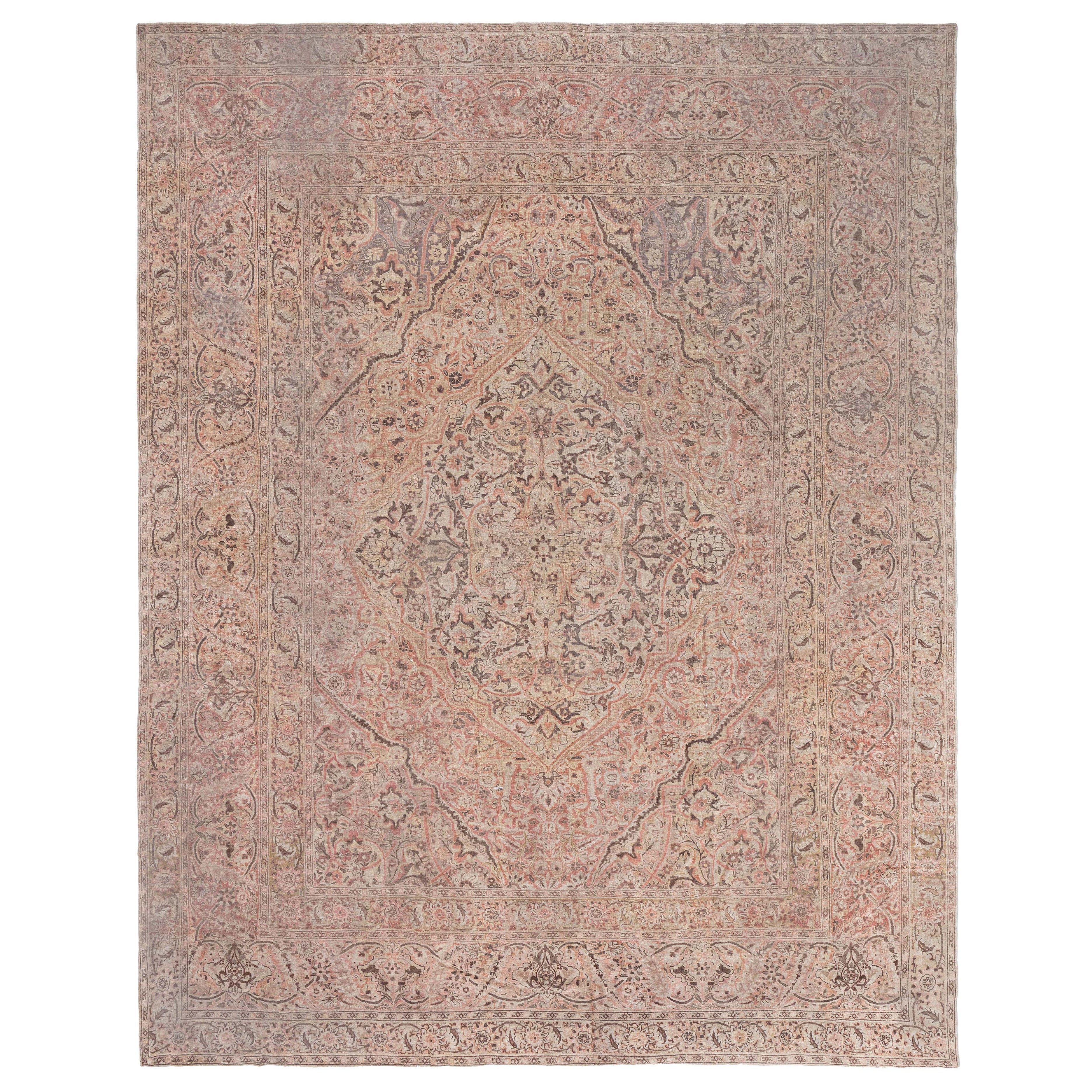 Doris Leslie Blau Tappeto autentico persiano Tabriz in lana fatto a mano