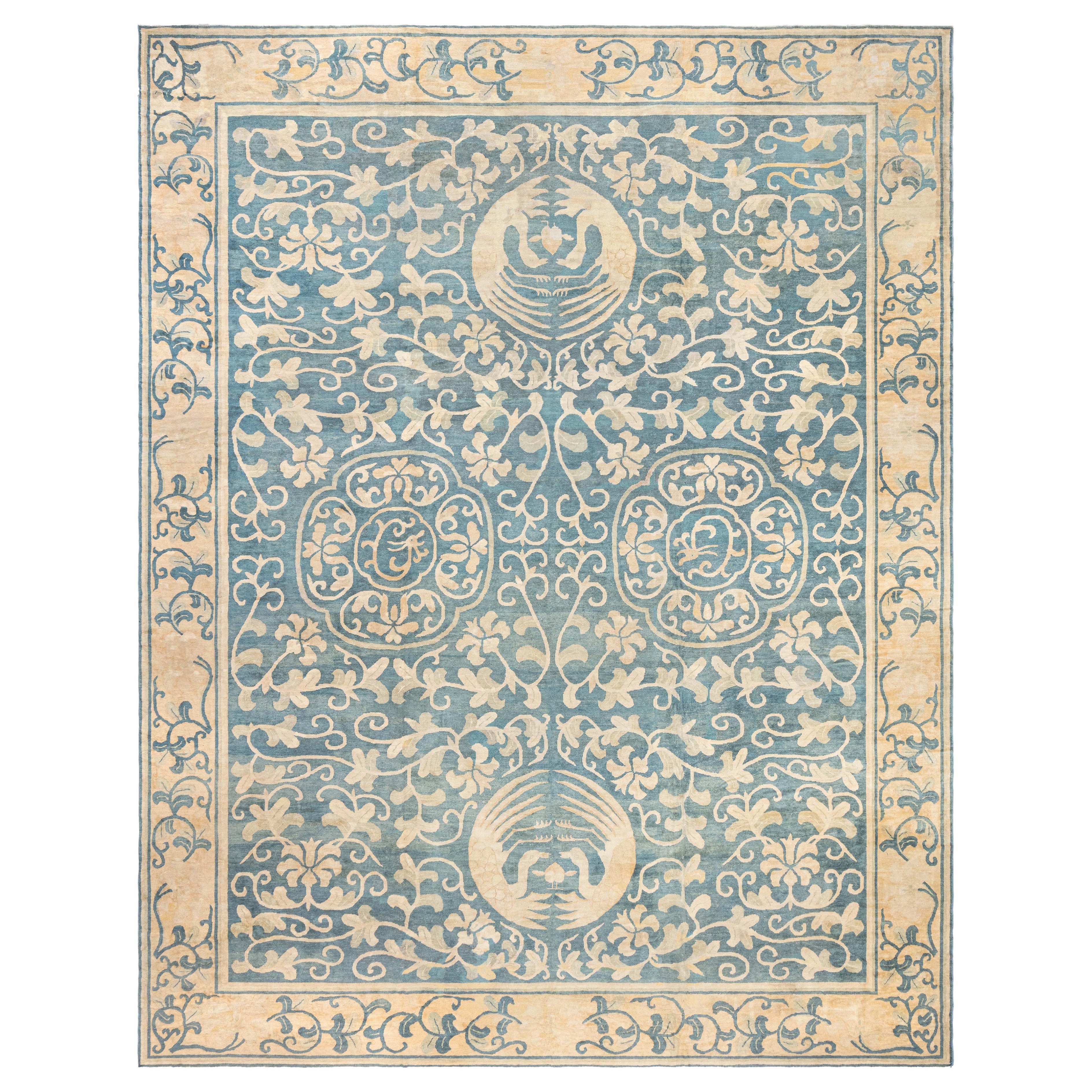Large Vintage Chinese Art Deco Carpet Doris Leslie Blau