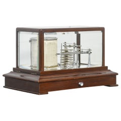 Mahogany cased Barograph