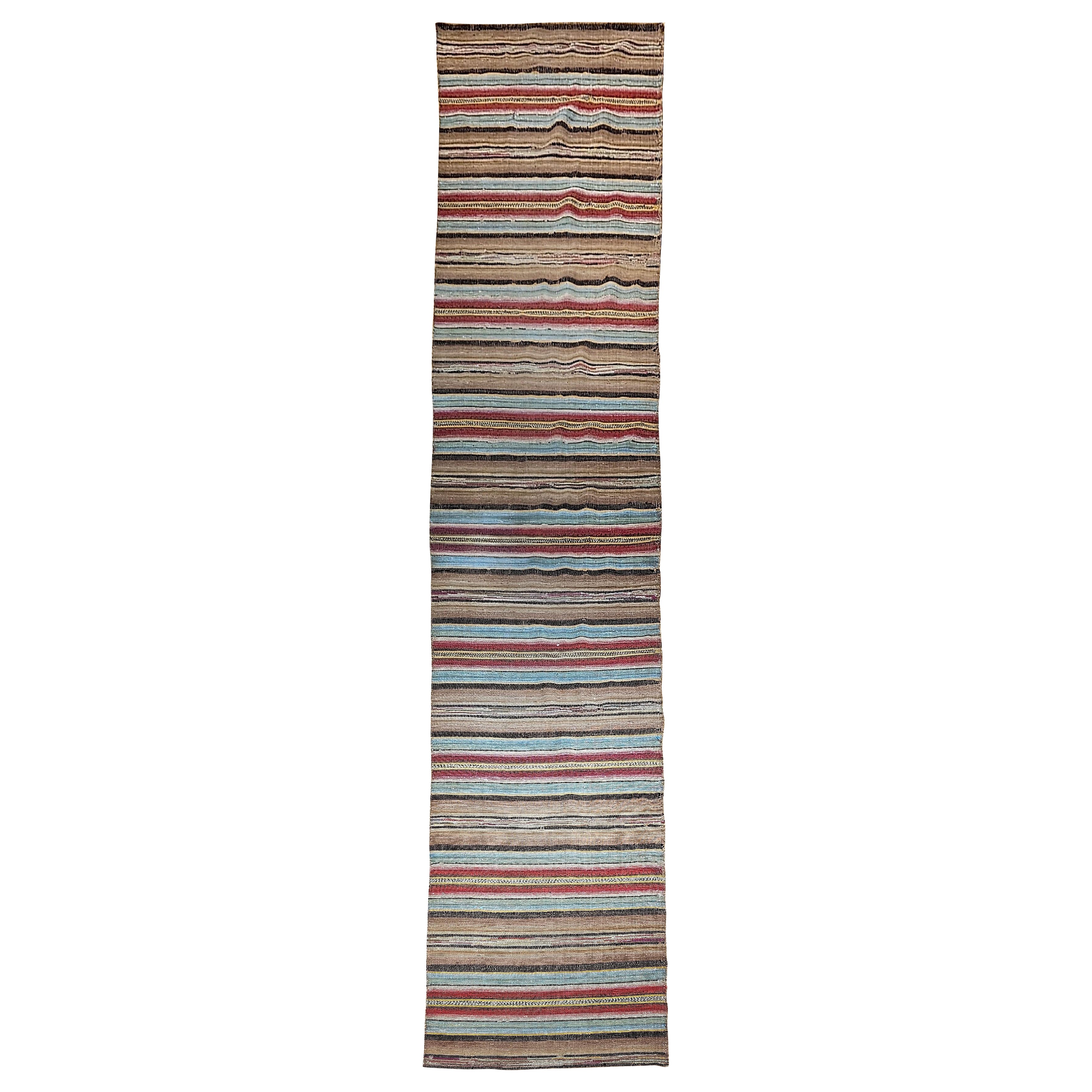 Vintage American Amish Rag Runner