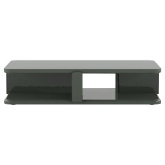 Mesa de centro contemporánea 'Profondo' de Poiat, Verde abeto