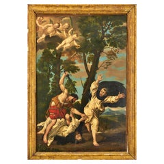 Italienische Schule nach Domenichino aus dem 18. Jahrhundert  „Martyrdom des heiligen Peter“