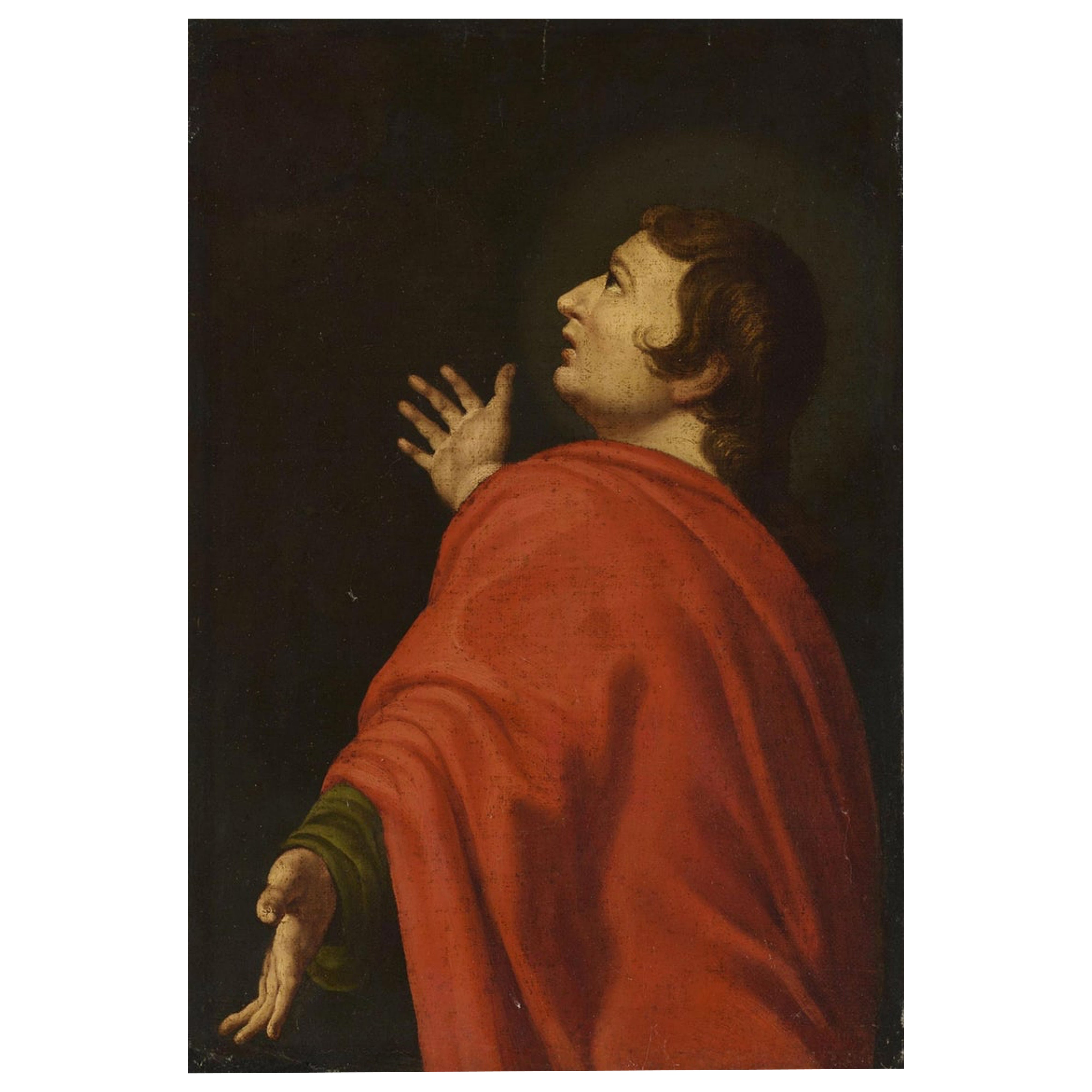 École italienne du XVIIe siècle. « San Juan Evangelista » en vente
