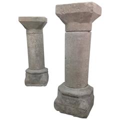 Antique Limestone Columns