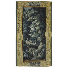 Antique Vertical Flemish Tapestry