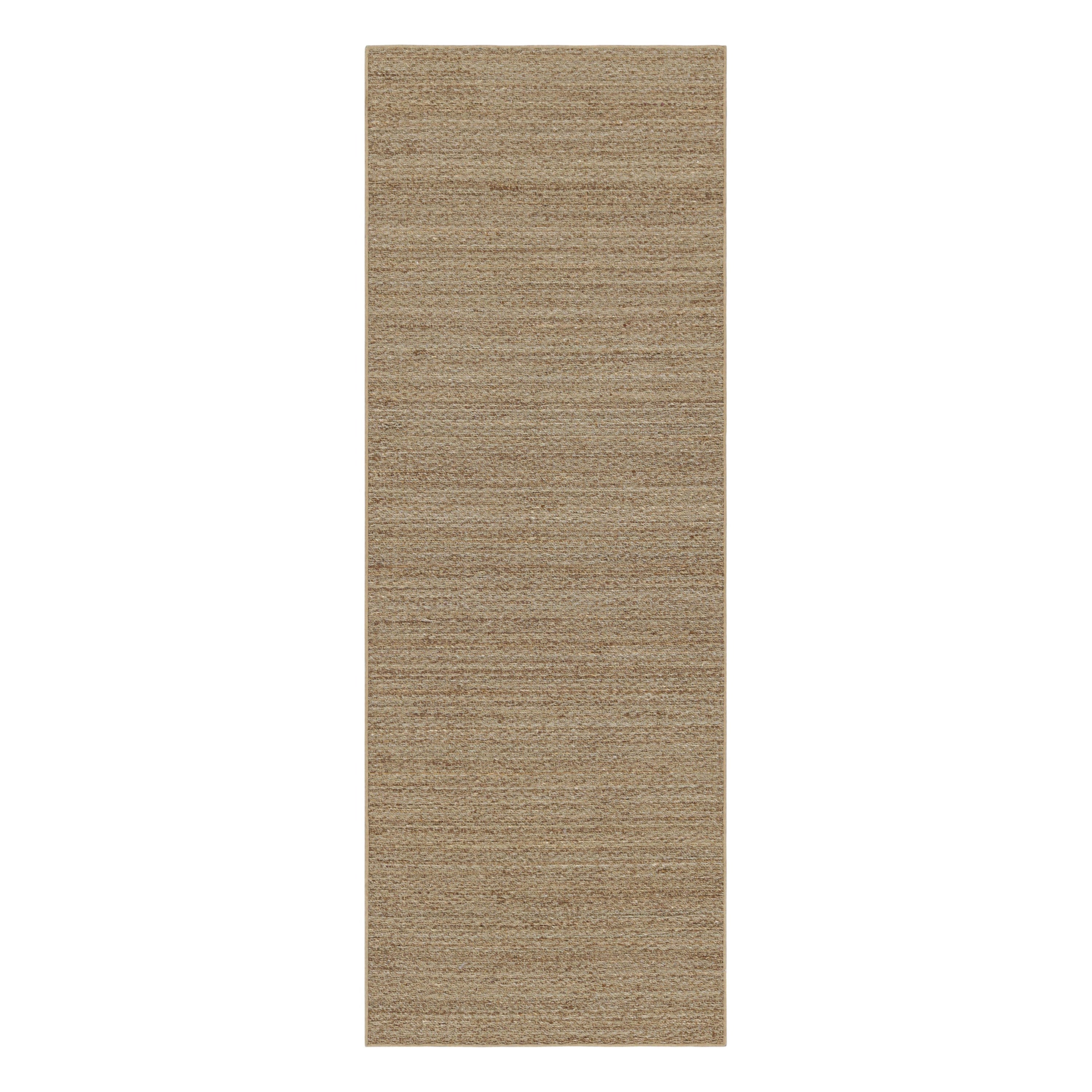 Alfombra moderna Rug & Kilim de cáñamo en tonos beige-marrón