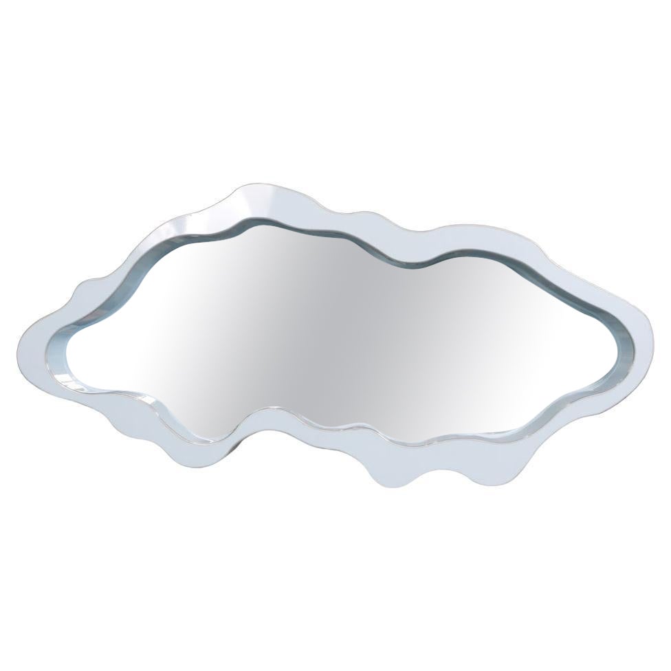 Cloud Mirror by Bert Furnari, Espejo de aluminio recubierto de polvo