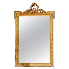 Louis XVI Giltwood-Spiegel aus dem 19.