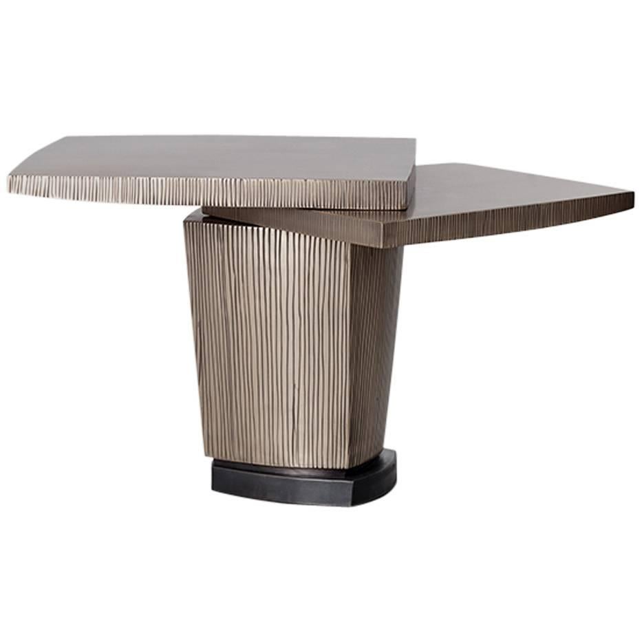 Gary Magakis, Ledges 1 Table d'appoint en bronze, États-Unis, 2016 en vente