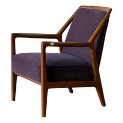 Fauteuil en chêne du milieu du siècle dernier par Jack Van Der Molen