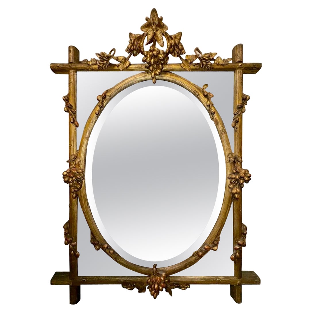 19th Century French Tree Form Mirror