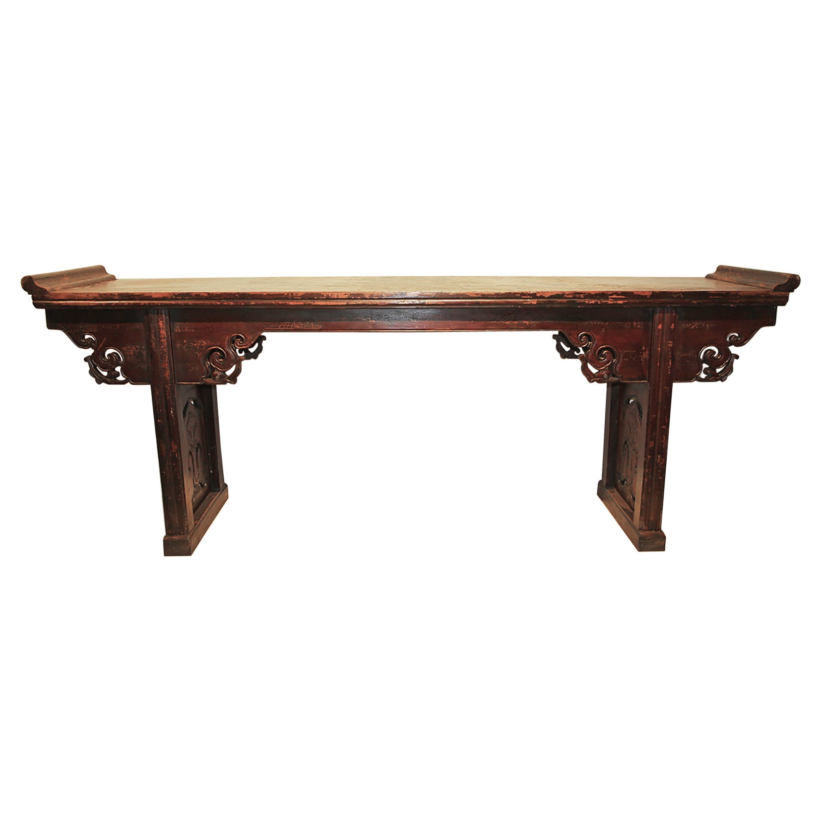 Chinese wooden console table - Altar table antique