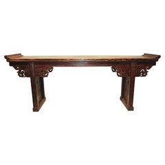 Chinese wooden console table - Altar table antique