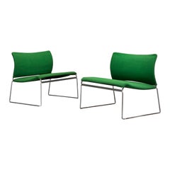Poltrone in tessuto originale ''Saghi'' di Kazuhide Takahama, Gavina, 1970s, 2