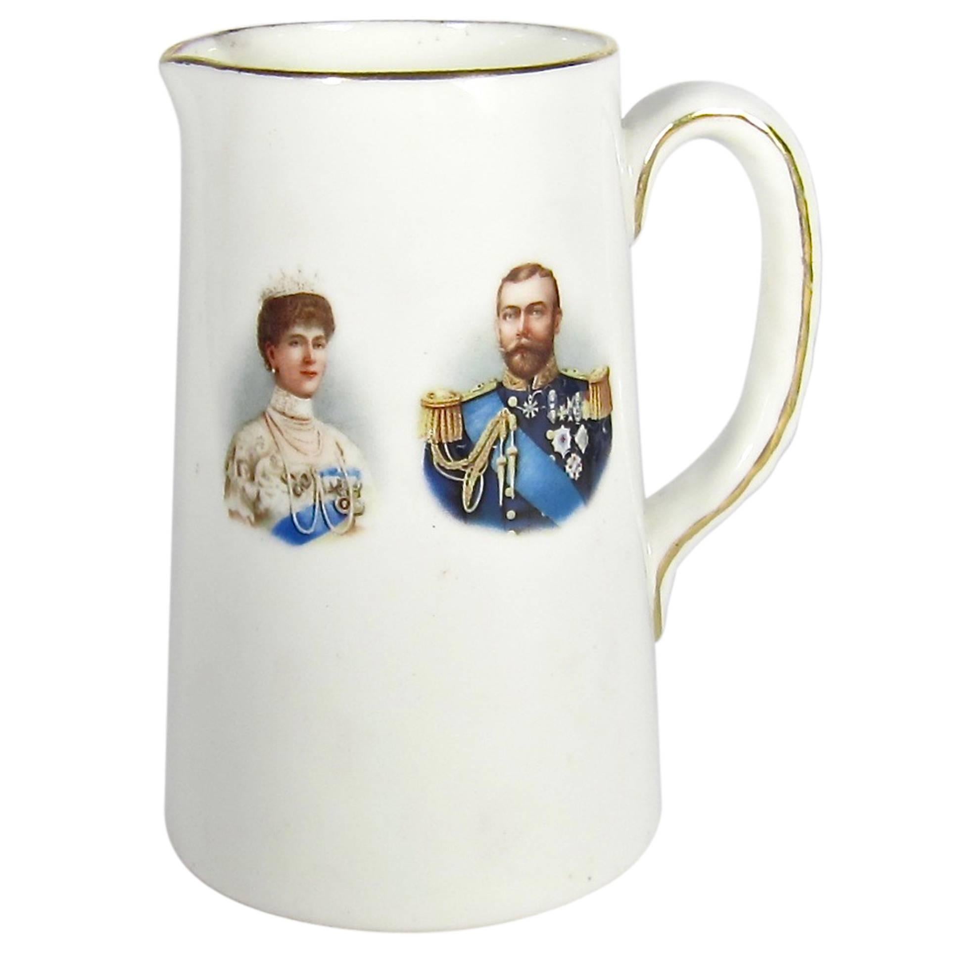 King George V Commemorative 1911 Coronation Pitcher by Royal Doulton