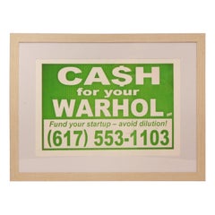 Cash for Your Warhol Screenprint by Geoff Hargadon
