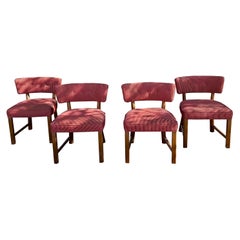 No. 4735 Dining Chairs by Edward Wormley for Dunbar Set of Four