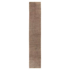 Rug & Kilim's Contemporary Moroccan Style Runner in Beige-Brown, Grey & Red
