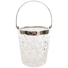 English Crystal Ice Bucket
