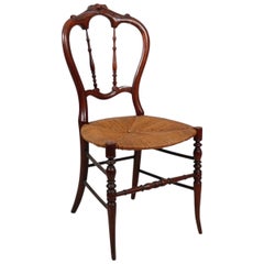 Silla de salón victoriana de 1840