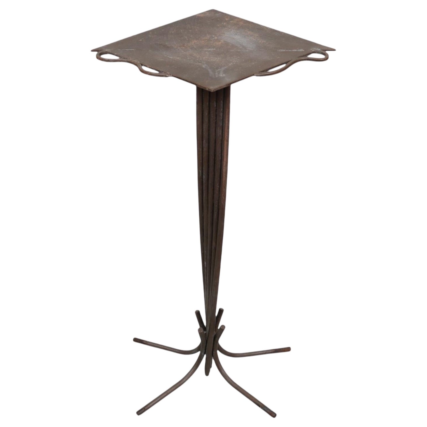 Memphis Sculptural Wrought Iron Pedestal Tisch