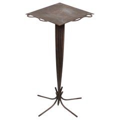 Memphis Sculptural Wrought Iron Pedestal Tisch