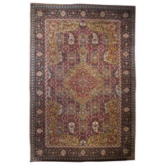 Alfombra persa vintage Sarouk 11'10" x 17'6