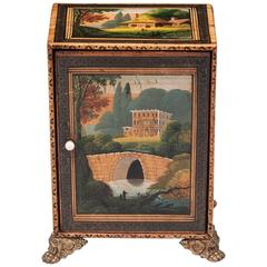 Antique Early Tunbridge Cabinet