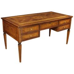 20th Century Inlaid Writing Desk in Louis XVI Style