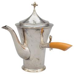Karl Andersson Silver Coffeepot, Stockholm 1932